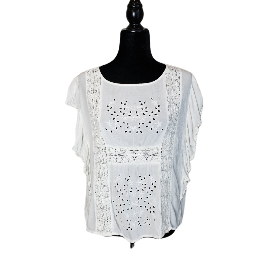 3 for 30$ 🔥 American Eagle Ruffle Top Blouse XL